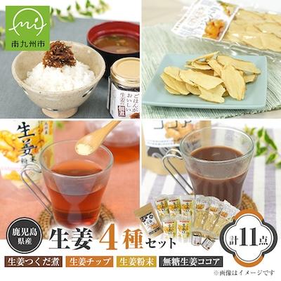 ふるさと納税 南九州市 健康第一!生姜の無添加セット