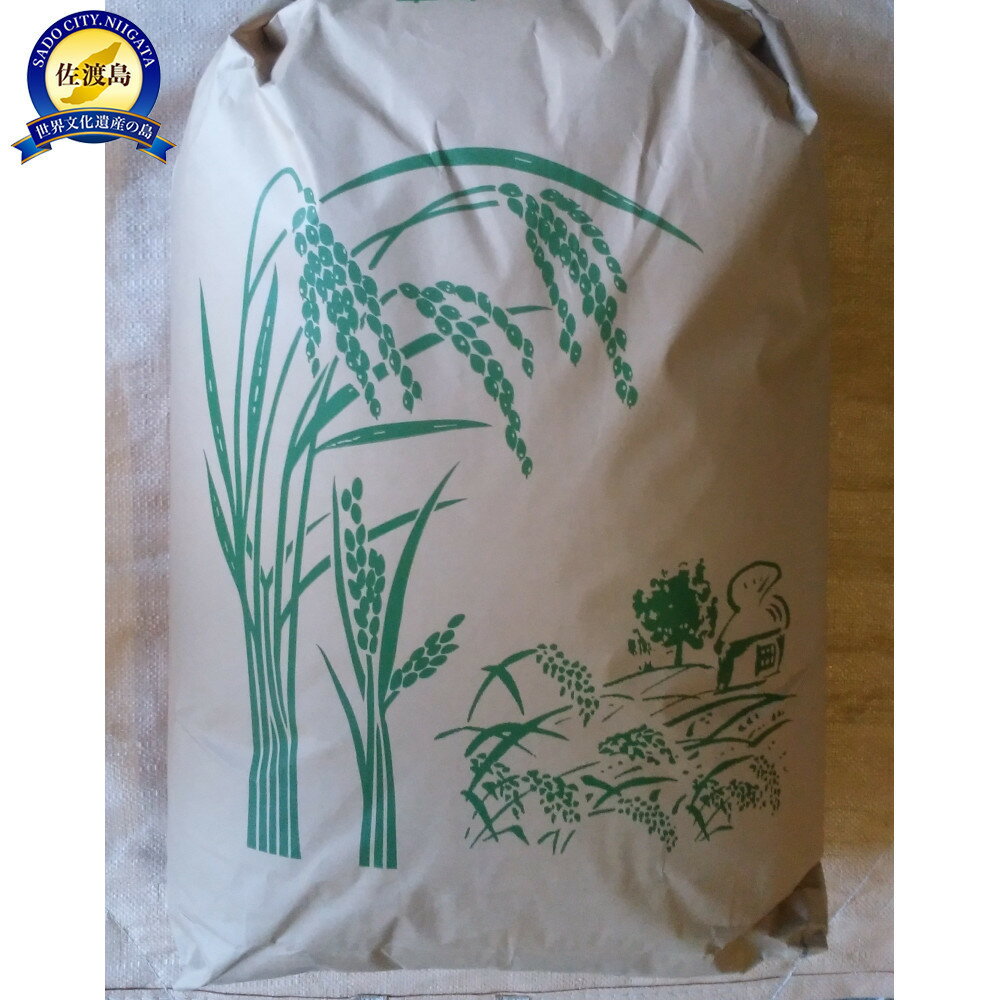 【ふるさと納税】【令和7年度産】高島農場の農薬不使用ササニシキ30kg玄米 | 佐渡市 高島農場 自然栽培 ササニシキ こだわり米 食品 グルメ 健康志向 お米 おいしい 送料無料