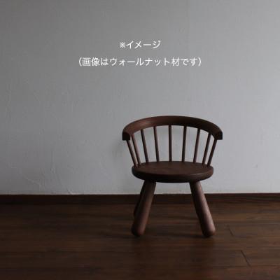 ふるさと納税 宮崎市 子供椅子〜曲げ木タイプ【ブラックチェリー】