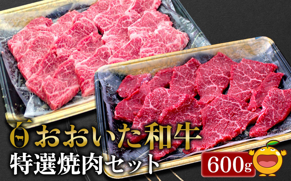 
おおいた和牛 特選焼肉セット 600g(赤身焼肉300g カルビ300g)牛肉 和牛 ブランド牛 黒毛和牛 赤身肉 カルビ 焼き肉 焼肉 バーベキュー 大分県産 九州産 津久見市 熨斗対応
