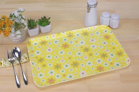 【グリーン×イエロー2枚組】タツクラフト SRトレー L 39cmマーチ