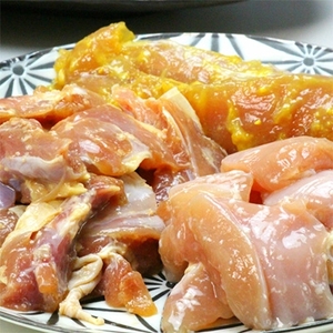 青森シャモロック　和の焼肉Bセット(やわらか・美味しい味付け鶏肉　1～2人前)【配送不可地域：離島・沖縄県】【1114882】