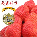 【100件限定】 2024年4月末までに発送 農家直送 福岡県産 いちご あまおう 270g×6パック SE1008-19【福岡県 須恵町】