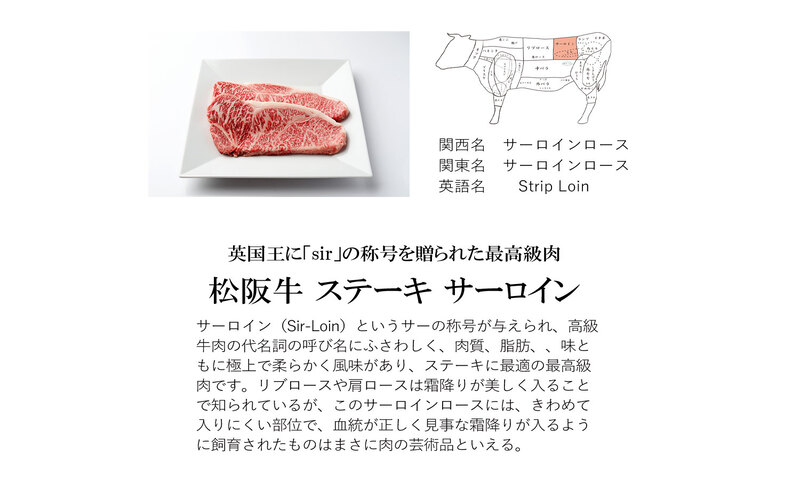 松阪牛 サーロイン 200g×3枚(600g) [ 牛肉 松阪牛 高級 和牛 ステーキ 牛 肉 松阪牛肉 ブランド牛 松阪 人気 グルメ お取り寄せ 日本三大和牛 誕生日 お祝い ご馳走 贅沢 ] お