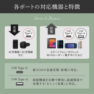 Owltech USB Type-Cケーブル付属 小型軽量モバイルバッテリー 5000mAh USB Type-C入出力＋ USB Type-A出力 OWL-LPB5012-Rシリーズ サンドベージュ