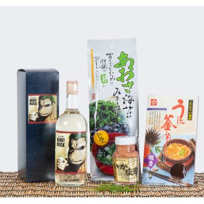 ふるさと納税 壱岐市 壱岐の麦焼酎と海の幸セット《壱岐市》