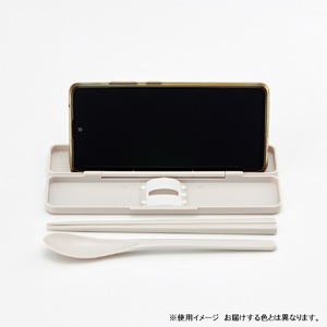 スマホスタンドにもなる コンビセット(箸・スプーン) 箸18cm CCS3SASS ブラック 奈良県奈良市 2-015 716997