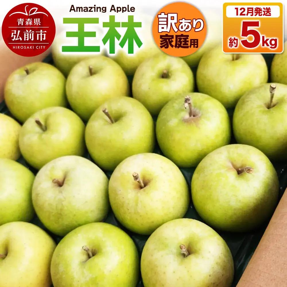 【26年12月発送】りんご 王林【訳あり】家庭用 約5kg