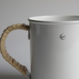 グローカルスタンダードプロダクツ TSUBAME RATTAN / Coffee Dripper & Mug セット / ホワイト