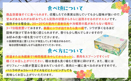 【2026年発送】《皇室献上品のパッションフルーツ》奄美大島瀬戸内町産　大玉12個入り／約1kg／希少な南国フルーツ／農園オリジナル化粧箱入り