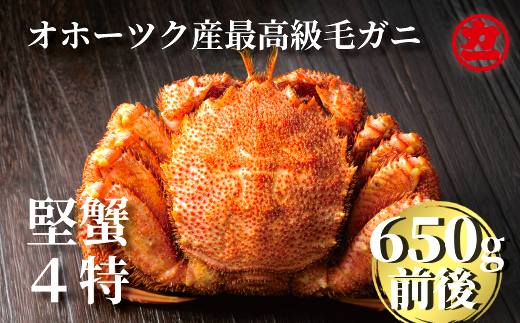 
                  21-79 北海道産ボイル毛がに【四特】 大ｻｲｽﾞ1尾入り（1尾約650ｇ前後）
                