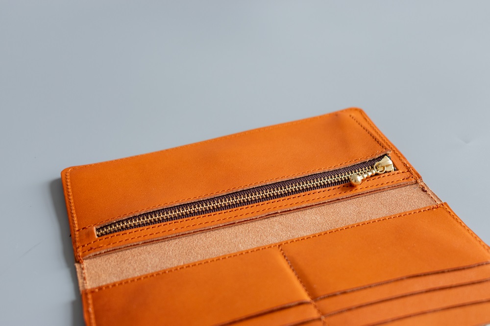 長財布（栃木レザー）ASK：ブラウン