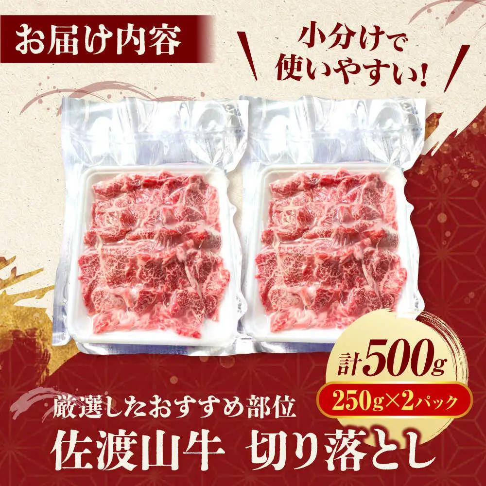 牛肉 焼肉 【全6回定期便】佐渡山牛 切り落とし 500g 和牛 BCBC009