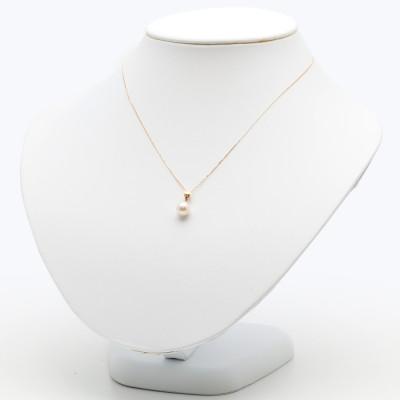 ふるさと納税 長崎市 あこや真珠(7.5〜8mm珠)ペンダント/K18 |  | 02