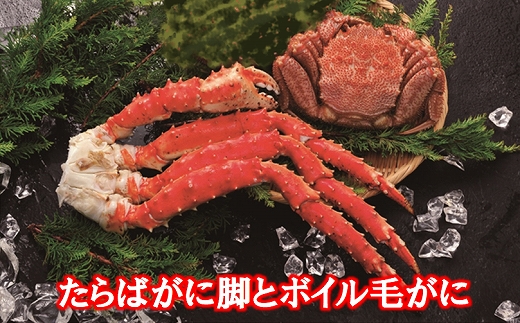 D-01055 たらばがに脚とボイル毛がに