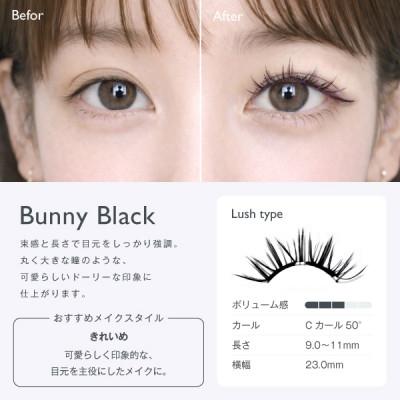ふるさと納税 西原村 【&Less】マグネット式つけまつげ　バニーブラック |  | 01