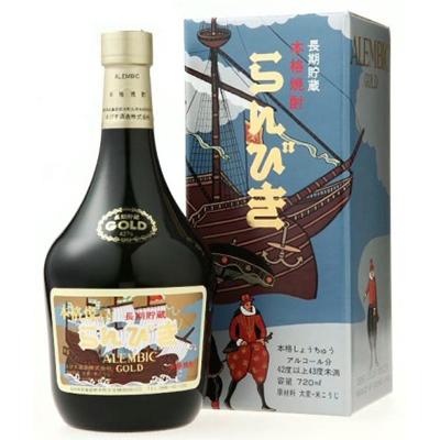 ふるさと納税 朝倉市 【のし付】本格焼酎　らんびきGOLD　10年熟成　42% 【720ml】