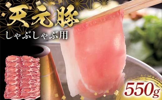 
            天元豚しゃぶしゃぶ用550g F2Y-6593
          