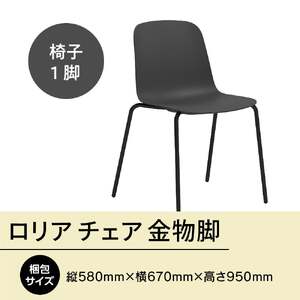 椅子 アダル ロリア チェア ブラック 金物脚 P3023-10K 椅子