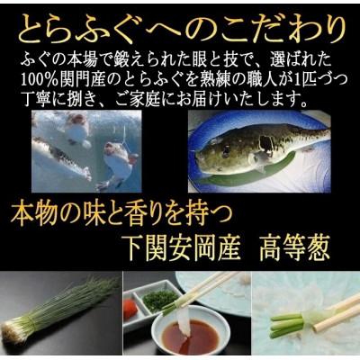 ふるさと納税 北九州市 【こだわりの生・冷蔵便】　本場関門とらふぐの刺身・鍋セット 2〜3人前　FI02-S35 |  | 02