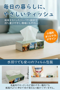 【令和8年4月～出荷】ティッシュペーパー ピュアパルプ ソフトパックティッシュ 60パック×400枚 200組 柔らか コンパクト 日用品 必需品 まとめ買い 常備品 備蓄 防災グッズ 熊本県 小国町