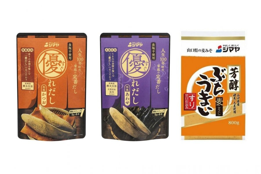 
            【3種セット】優れだし(かつお・あわせ各1個) 芳醇すり(800g×1個)
          