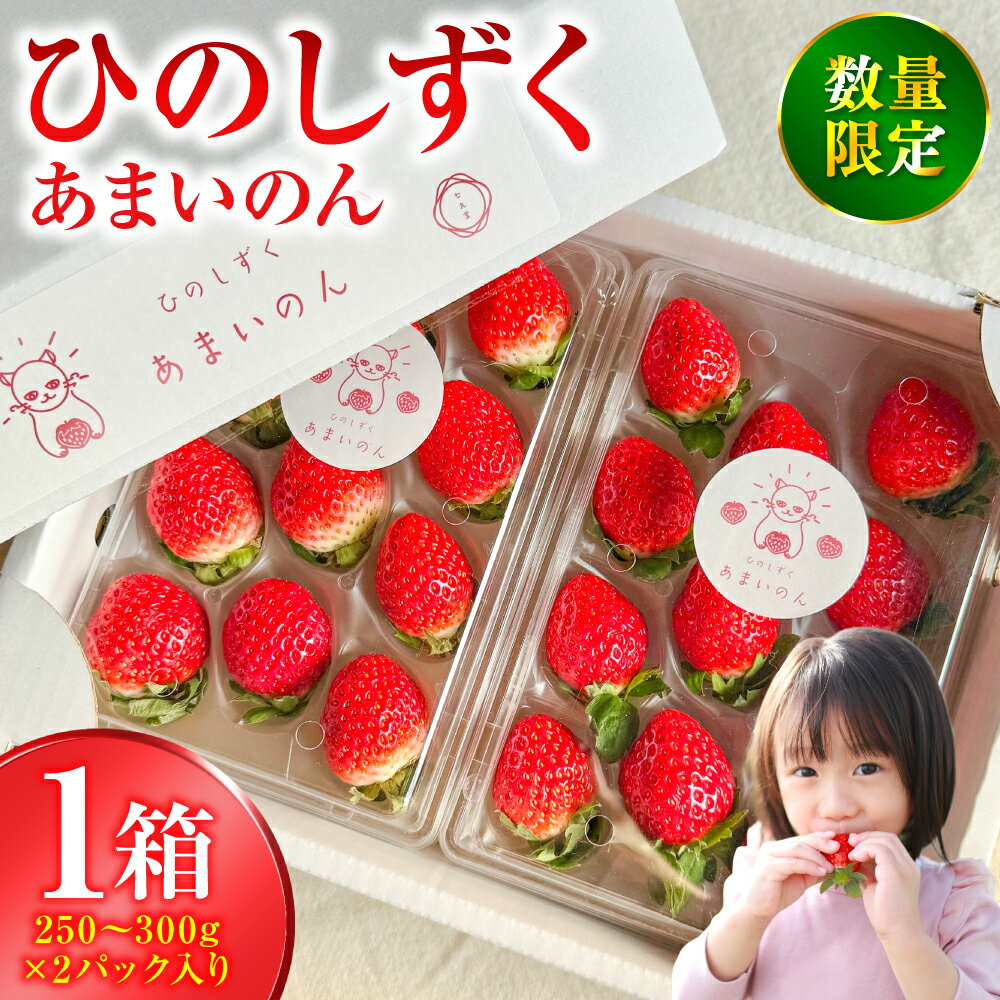 【ふるさと納税】【先行予約】ひのしずく -あまいのん 新鮮 フルーツ 果物 くだもの 苺 いちご イチゴ ストロベリー 旬 熊本 八代 国産 送料無料 【2026年1月下旬より順次発送】