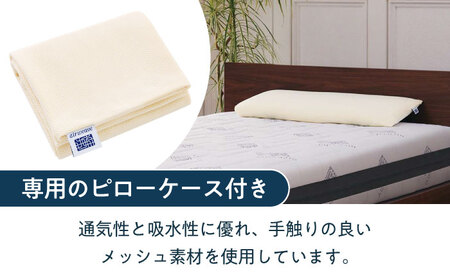 【カバーセット】エアウィーヴ ピロー スリム “みな実のまくら” ＆ピローケース スリム（ピロースリム専用）　滋賀県長浜市/株式会社エアウィーヴ[AQBV133]