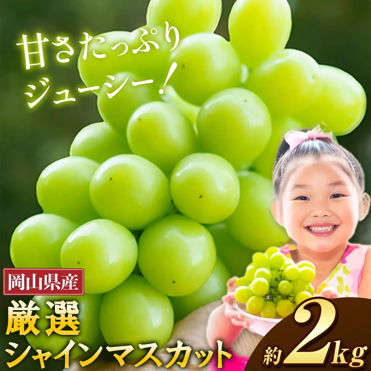 シャインマスカット 約2kg ｼｬｲﾝﾏｽｶｯﾄ
