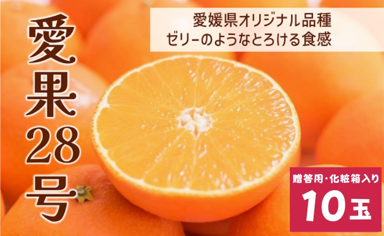 愛果28号 10玉入り 紅まどんな同一品種 先行予約 【2026年12月以降順次発送予定】愛媛 数量限定 愛媛県産 人気 柑橘 伊予市｜C56