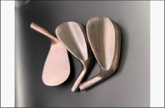 【福岡市】Abi Wedge 銅燻し48°　N.S.PRO MODUS3 WEDGE 105　女性クラフトマンの阿比留俊子　設計・デザイン