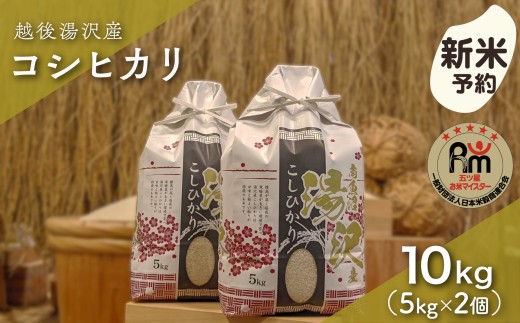 令和8年産 白米 10kg(5kg×2)「五つ星お米マイスター」の精米 【湯沢産コシヒカリ】