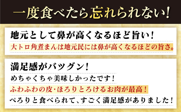 角煮まんじゅう10個 （箱）・大とろ角煮まんじゅう10個 （箱） 豚肉 東坡肉 ふわふわ ほかほか 五島市/岩崎本舗 [PFL021]