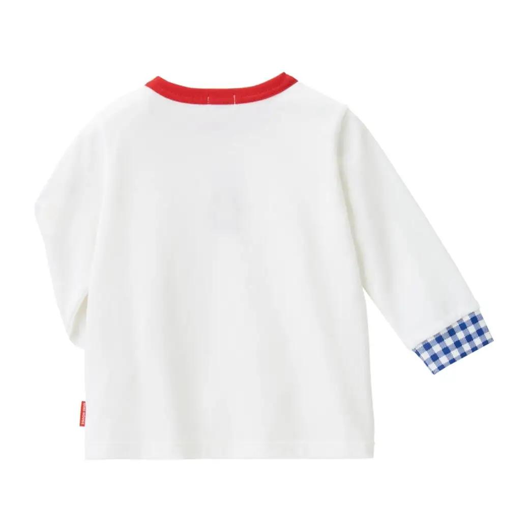 ベビー服 ミキハウス プッチー長袖Ｔシャツ【白ー120】ベビー