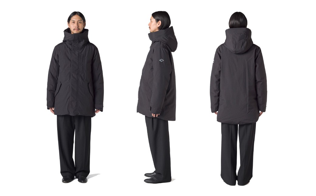 ＜UNISEX＞北海道ダウン：RETAR NUY／レタールヌイ［NITAY／ニタイ］DOWN COAT ［BLACK］