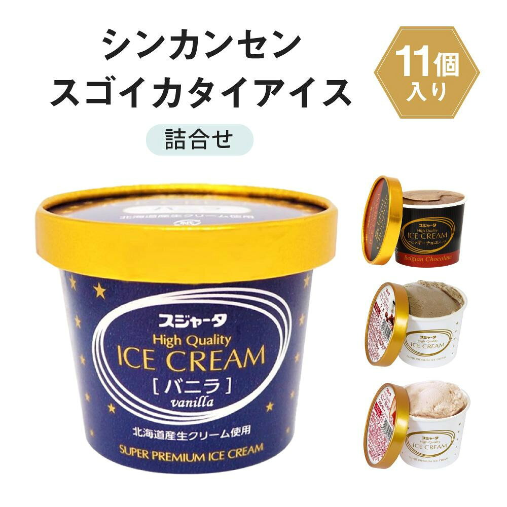 【ふるさと納税】シンカンセンスゴイカタイアイス 11個詰合せ バニラ・チョコレート・モカ・ストロベリー