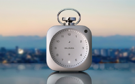 BALMUDA The Clock シルバー バルミューダ 時計 置き時計 パーソナルクロック シンプル アルミニウム リビング オフィス オシャレ 雑貨 