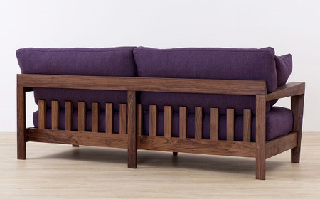 No.826-10 （ウォールナット）AUTHENTICITY SOFA D GR（グレー）
