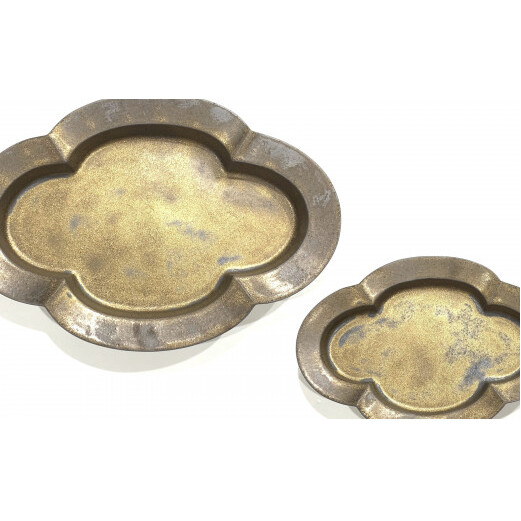 金泥 木瓜皿 L/ Mセット（各1枚） 24to3 西富陶磁器 有田焼 化粧箱入り A30-268_イメージ3