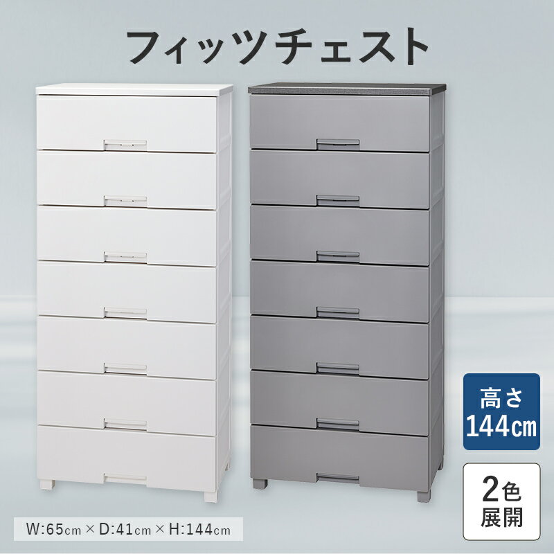 【ふるさと納税】【選べるカラー】Fits 暮らしに寄り添う フィッツチェスト 6507 ホワイト グレー F25R-055