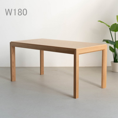 
            W180×80　ダイニングテーブル　プライム　オーク材　大川家具　辻製作所【1465645】
          