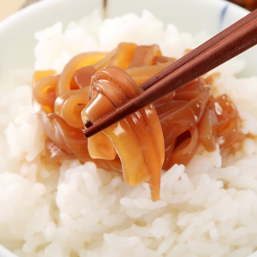 ご飯がススム漁師飯！網元が作ったいか醤油漬け 150g×8パック