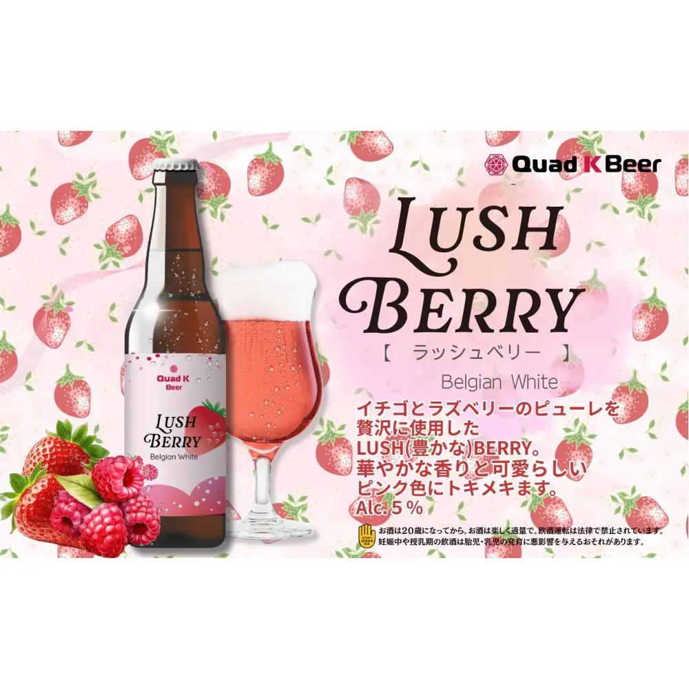 クラフトビール　LUSH BERRY３本セット