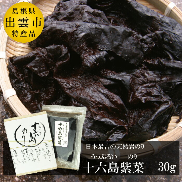 【ふるさと納税】【希少】天然岩のり　十六島海苔（うっぷるいのり） | ノリ 希少 天然 岩のり 岩海苔 高級 返礼品 人気 おすすめ お取り寄せ グルメ 正月 雑煮 うどん お吸い物 吸い物 季節限定 期間限定 島根県 出雲市