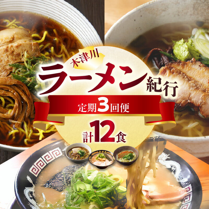 【ふるさと納税】木津川市ラーメン紀行 全3回定期便 ラーメン 麺 無鉄砲総本店 リストランテナカモト カツオ節オイル 秘伝のたれ 4人前 人気店 木津川市