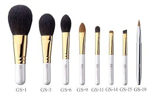 熊野化粧筆　GSシリーズ８点セットブラシ