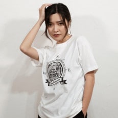 揖斐川町 マンホールTシャツ 白 Sサイズ