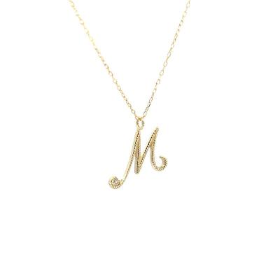 ふるさと納税 甲府市 イニシャルネックレスM 208041 |  | 01