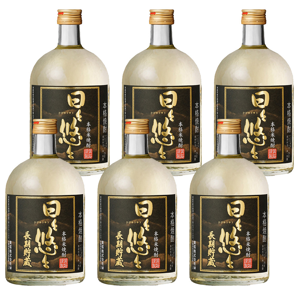 
黄桜　本格米焼酎　日々悠々　長期貯蔵７２０ｍｌ （6本入り）　
