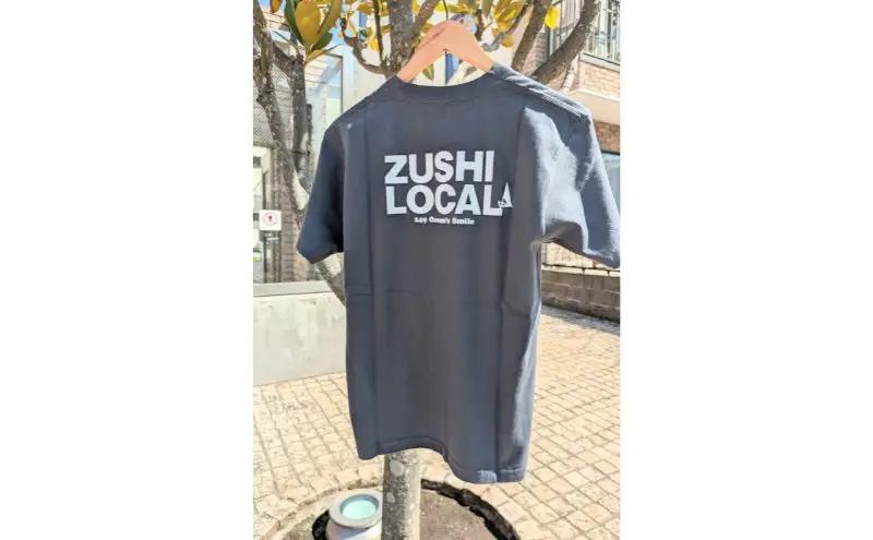 逗子オリジナルTシャツ　(ZUSHI LOCAL)　デニムカラー XLサイズ